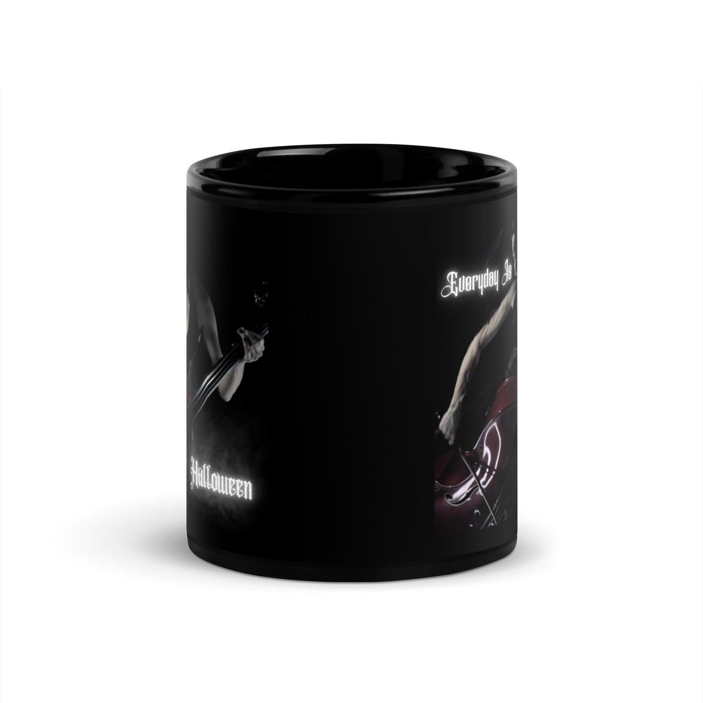 EVERYDAY is HALLOWEEN Black Glossy Mug